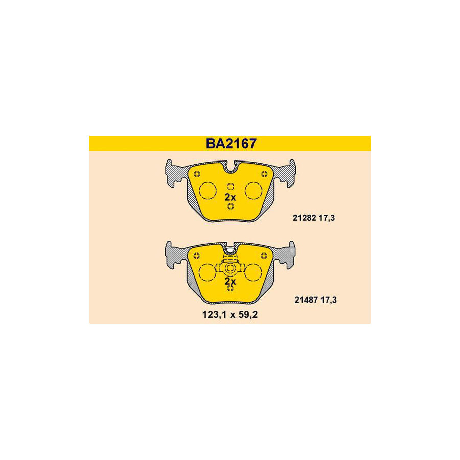 Barum Ba2167 Brake Pad Set