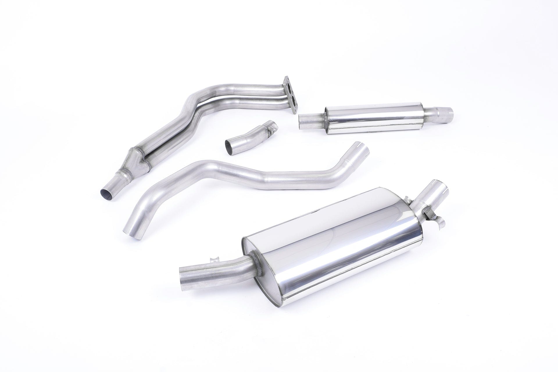 MillTek MCXVW205 Volkswagen Golf Manifold-back Resonated (Quieter) for fitment to the OE Cast Manifold
