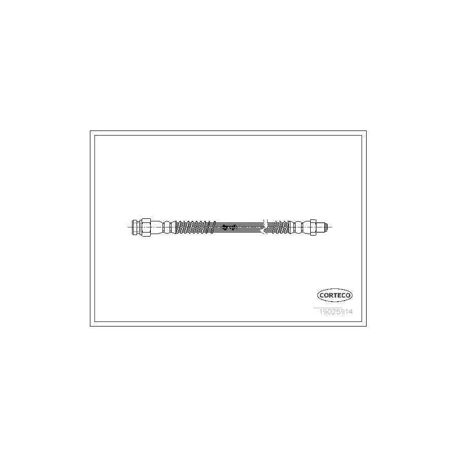 Corteco 19025914 Brake Hose