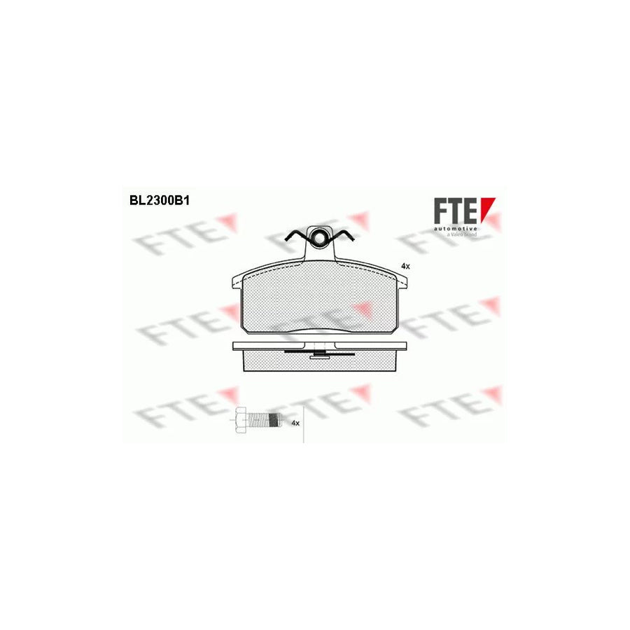 FTE 9010700 Brake Pad Set