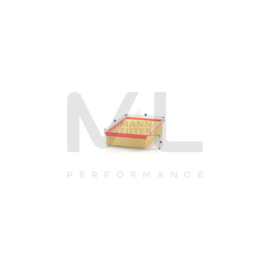 MANN-FILTER C 28 136/2 Air Filter Filter Insert, for dusty conditions