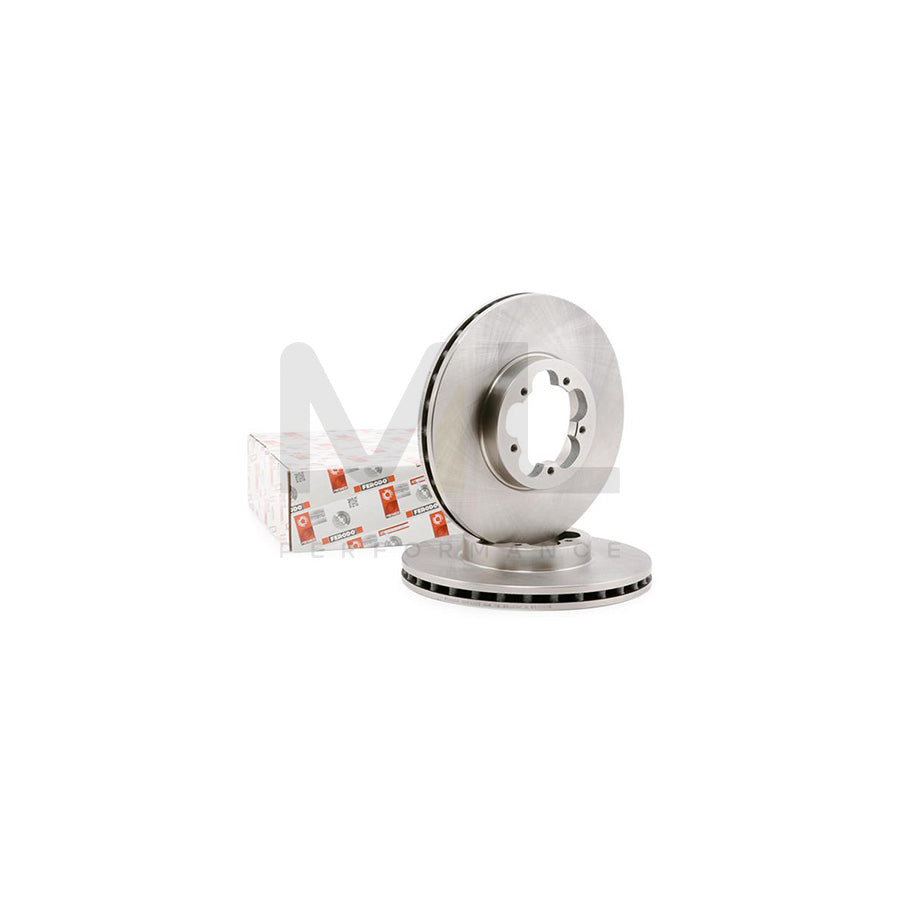 Ferodo Premier DDF1555 Brake Disc for Ford Transit Vented, Without Bolts/Screws  - Pair