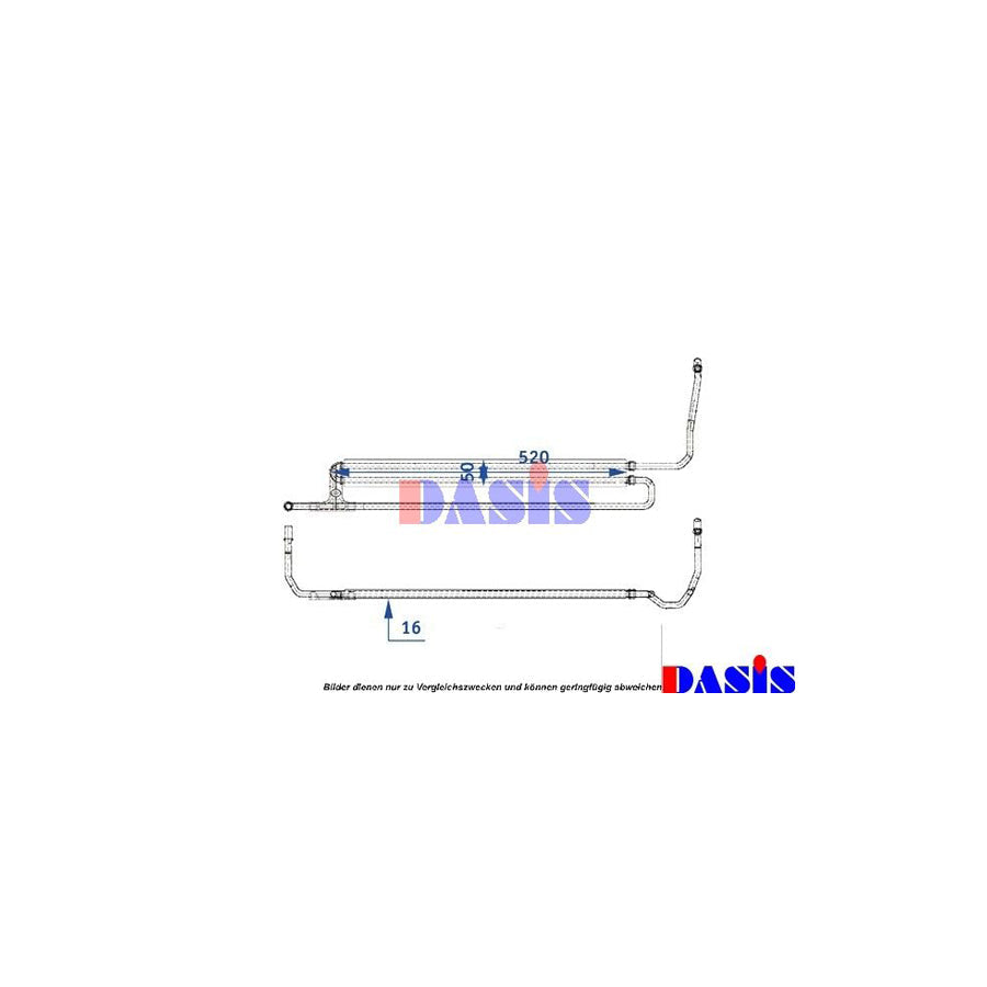 AKS Dasis 056018N Engine Oil Cooler