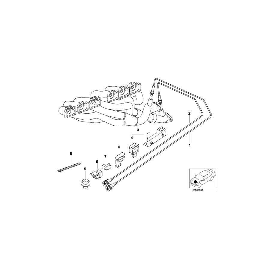 Genuine BMW 17111709419 F07 F02 F01 Push-Button (Inc. 525i)