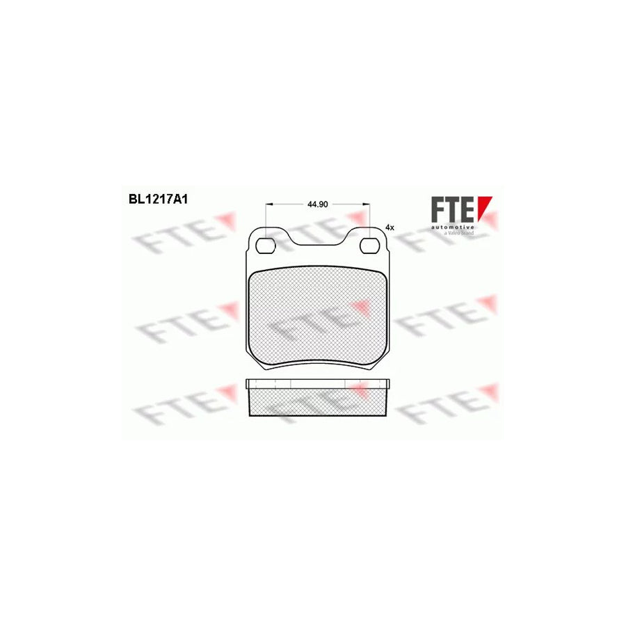 FTE Bl1217A1 Brake Pad Set