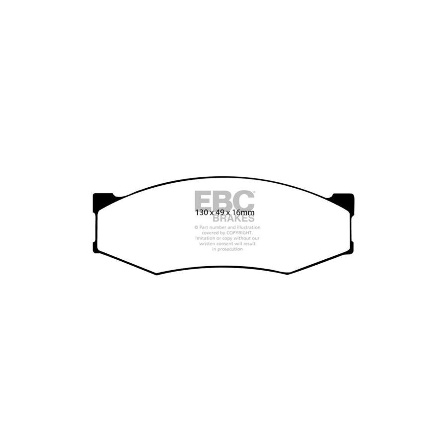 EBC PD01KF1112 Nissan 300ZX Greenstuff Front Brake Pad & Plain Disc Kit  - Sumitomo Caliper 2 | ML Performance UK Car Parts