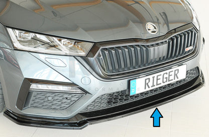 Rieger 00088250 Skoda NX Octavia RS Front Splitter 5 | ML Performance UK Car Parts