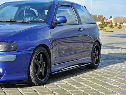 Maxton Design SE-IB-2F-CU-SD1T Side Skirts Splitters Seat Ibiza MK2 Cupra Facelift (1999-2002) | ML Performance UK Car Parts