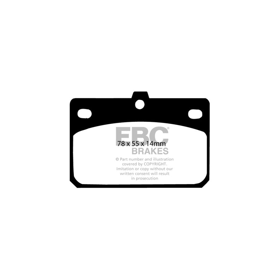 EBC DP166 Toyota Corolla Ultimax Front Brake Pads 2 | ML Performance UK Car Parts