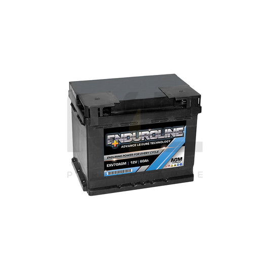 Enduroline EXV70AGM AGM Leisure Battery 60Ah