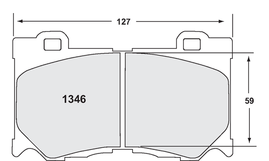PFC 1346.10 FRONT BRAKE PADS Z-RATED NISSAN 370Z 2009