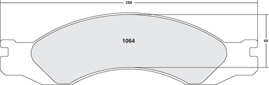 PFC 1064.10 BRAKE PADS Z-RATED