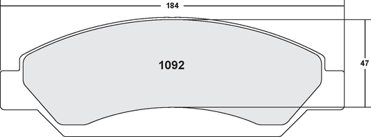 PFC 1092.10 BRAKE PADS Z-RATED