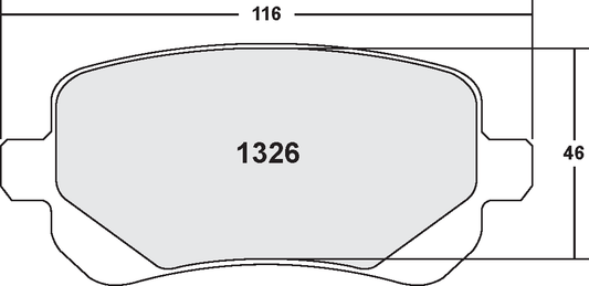 PFC 1326.22 BRAKE PADS Z-RATED