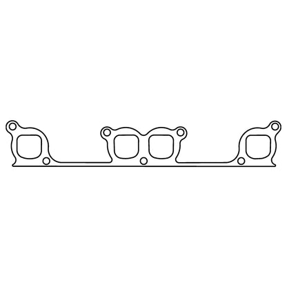 Cometic Gasket Cometic Chevy Gen1 SB V8 .064in AM Exhaust Mani Gskt Set-1.615in x 1.500in D Ports-Brodix WP262 Head