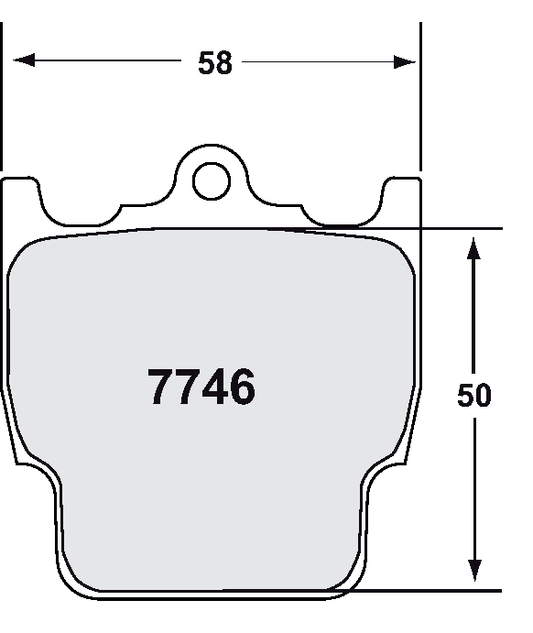 PFC 7746.83.22.12 BRAKE PADS RACE 83 CMPD 22MM FRONT SUBARU WRC