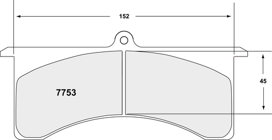 PFC 7753.83.21.04 BRAKE PADS RACE 83 CMPD 21MM