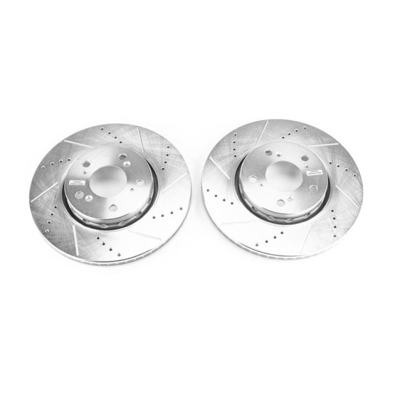 PowerStop Power Stop 14-19 Acura RLX Front Evolution Drilled & Slotted Rotors - Pair