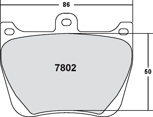 PFC 7802.01.20.44 BRAKE PADS RACE 01 CMPD 20MM RR