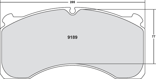 PFC 9189.10 BRAKE PADS Z-RATED ECV