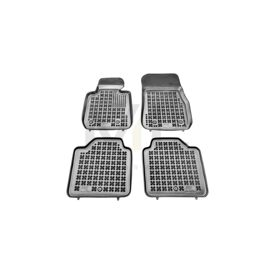 REZAW PLAST 200716 Floor mat set for BMW 3 GT (F34) Elastomer, Front and Rear, Black