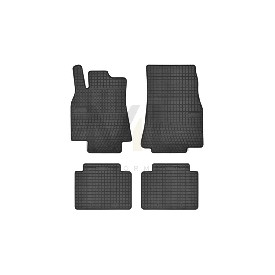FROGUM Tailored 546399 Floor mat set suitable for MERCEDES-BENZ B-Class (W245) Elastomer, Front and Rear, Quantity: 4, Black, (LHD)
