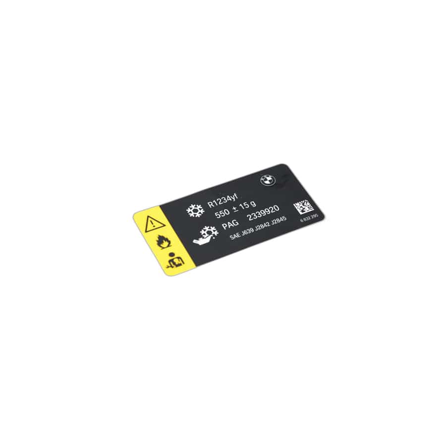 Genuine BMW 71236832295 F87 G01 Label, Coolant 550+/-10G (Inc. X3 20dX)