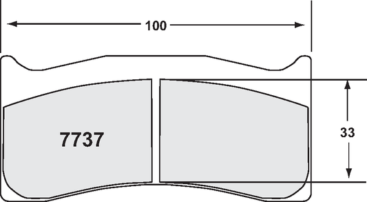 PFC 7737.80.20.34 BRAKE PADS RACE 80 CMPD 20MM