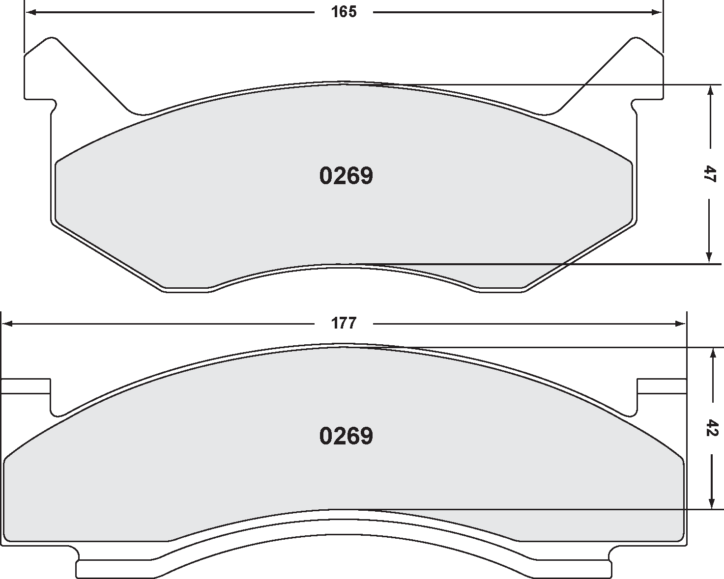 PFC 0269.10 BRAKE PADS Z-RATED