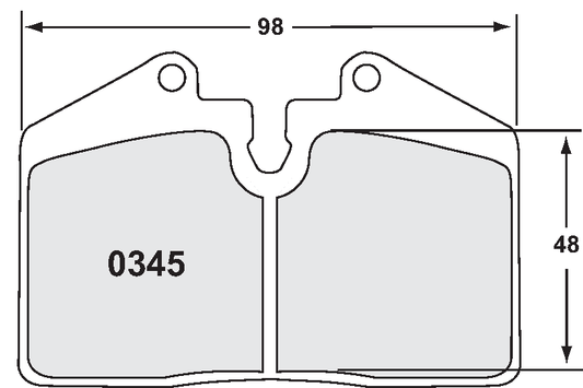 PFC 0345.10 BRAKE PADS Z-RATED