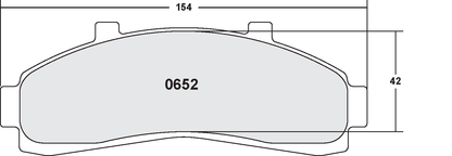 PFC 0652.22 BRAKE PADS Z-RATED CARBON METALLIC
