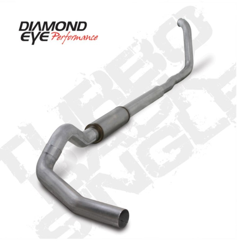 Diamond Eye Performance Diamond Eye KIT 5in Turbo Back SGL AL: 00-03 FORD 7.3L F250/F350