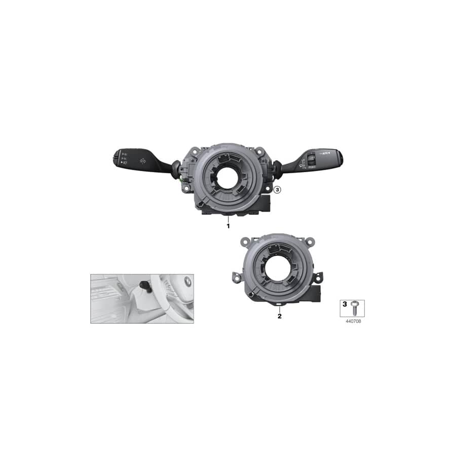 Genuine BMW 61316839778 G30 G32 Switch Unit Steering Column (Inc. M550iX, 640i & 520d ed)