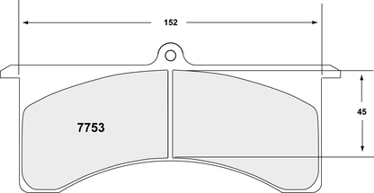 PFC 7753.11.21.44 BRAKE PADS RACE 11 CMPD 21MM