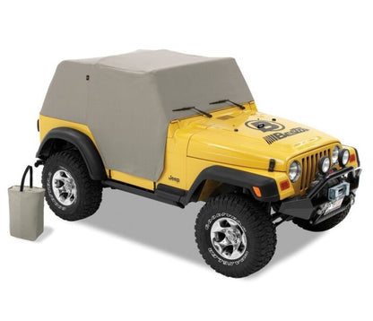 Bestop 97-06 Jeep Wrangler TJ Exc. Unlimited All Weather Trail Cover (Charcoal / Gray)