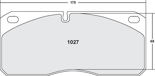 PFC 1027.10 BRAKE PADS Z-RATED