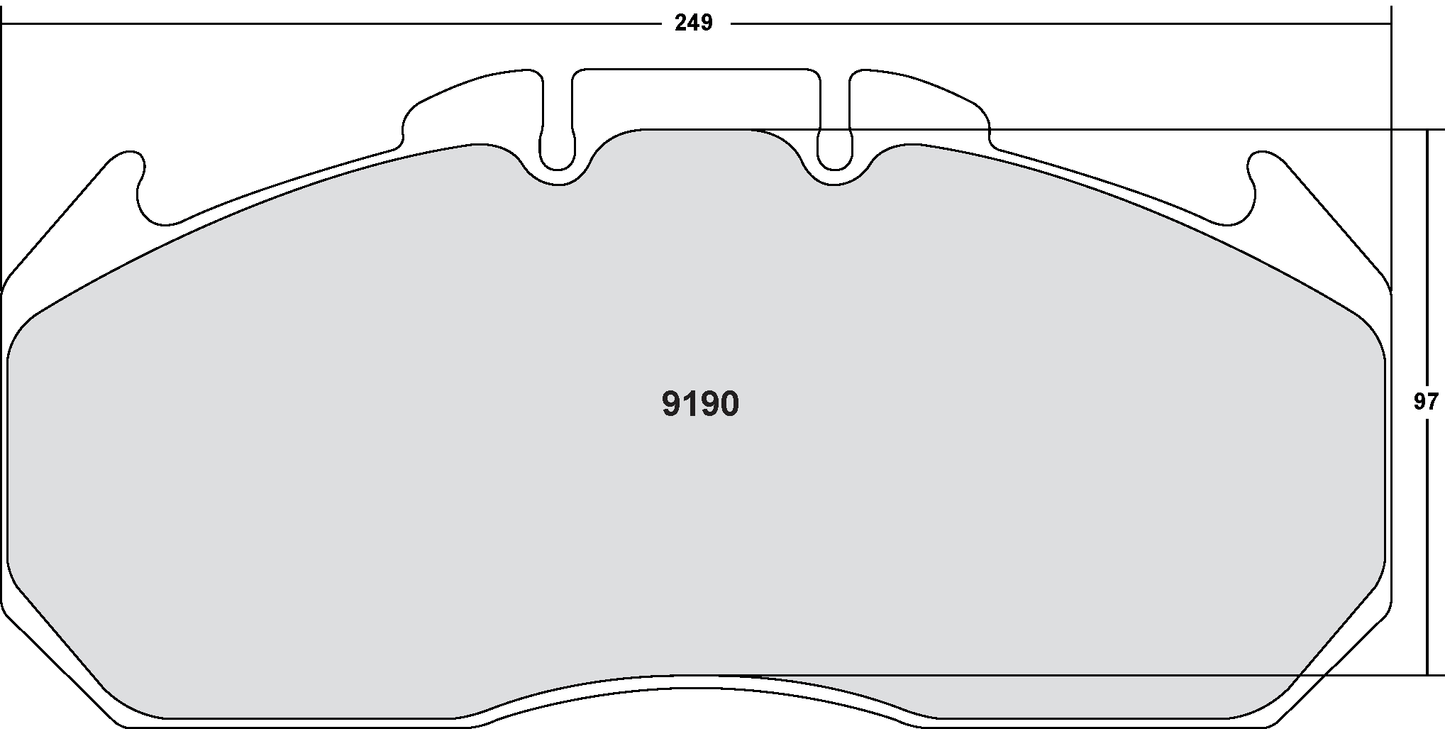 PFC 9190.10 BRAKE PADS Z-RATED ECV