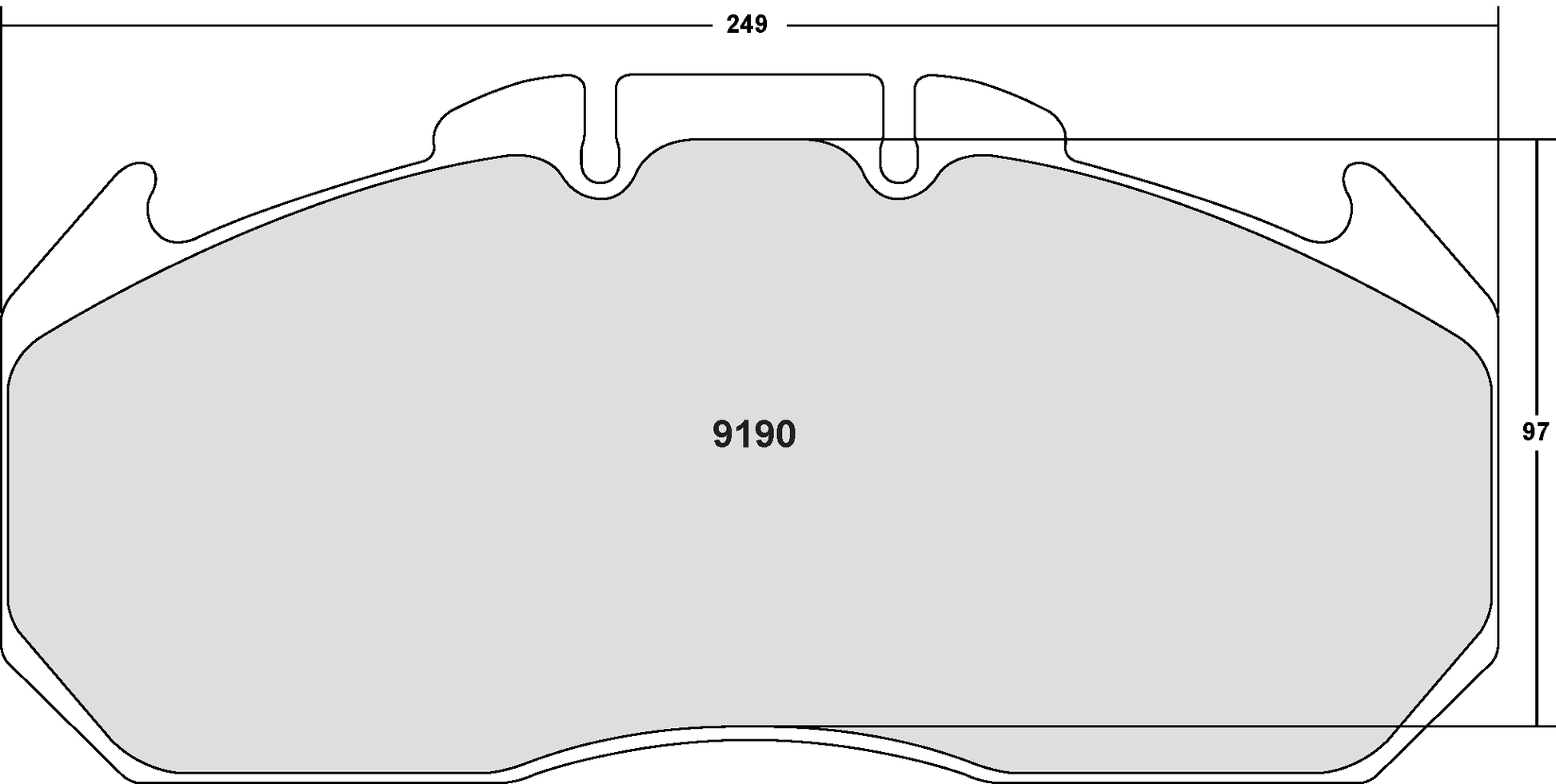 PFC 9190.10 BRAKE PADS Z-RATED ECV