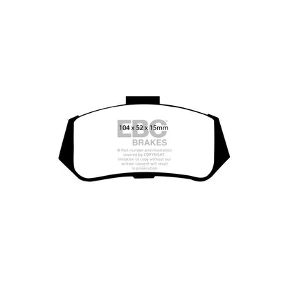 EBC DP173 Fiat 130 Ultimax Rear Brake Pads 2 | ML Performance UK Car Parts