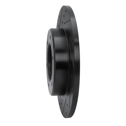 R1 Concepts R1 79-80 Toyota Pickup Front Left Drilled & Slotted Black Brake Rotor