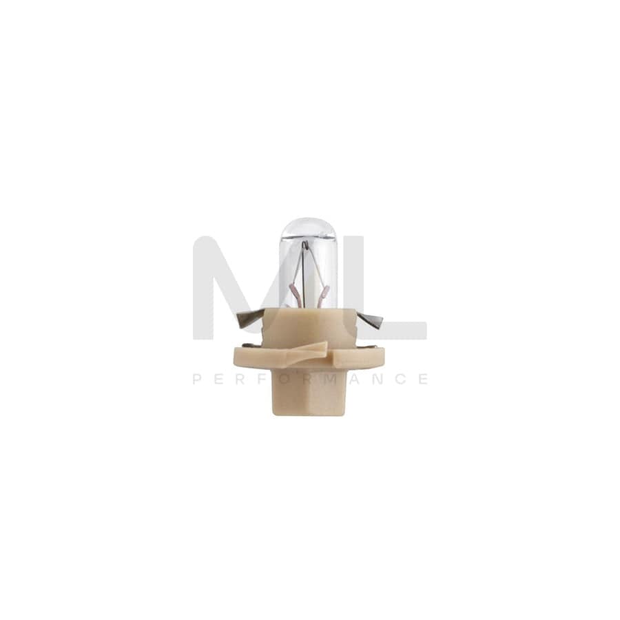 PHILIPS 12627CP Dashboard bulb 12V 1,5W, Plastic base lamp, B8,4d