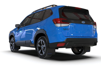 Rally Armor 22-24 Subaru Forester & Wilderness Black UR Mud Flap w/Grey Logo