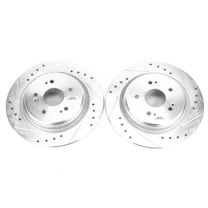 PowerStop Power Stop 15-19 Acura TLX Rear Evolution Drilled & Slotted Rotors - Pair