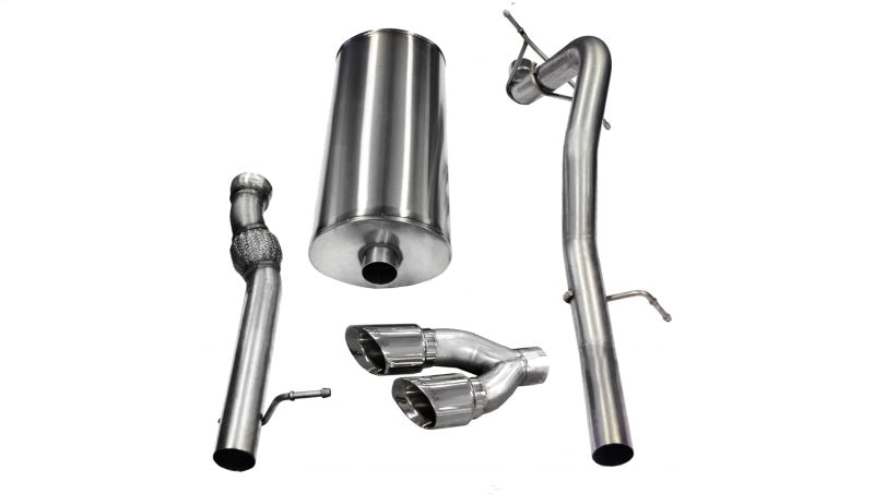 CORSA Performance Corsa 2011-2014 Cadillac Escalade ESV 6.2L V8 Polished Sport Cat-Back Exhaust