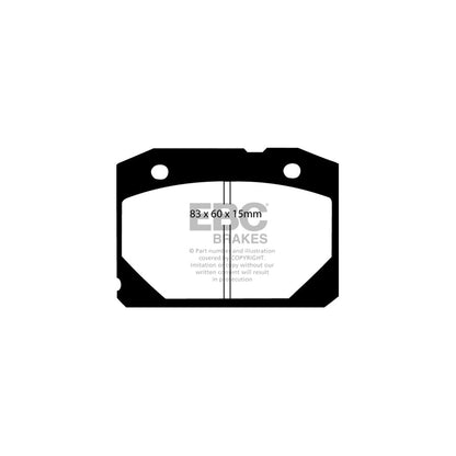 EBC DP172 Lada Ultimax Front Brake Pads 2 | ML Performance UK Car Parts