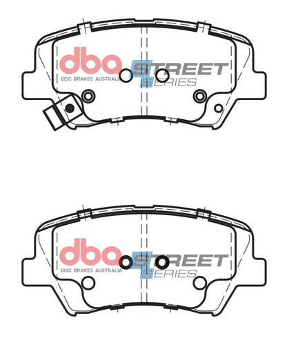 DBA 17-20 Hyundai Elantra (w/280mm Front Rotor) Front Street Series Brake Pads