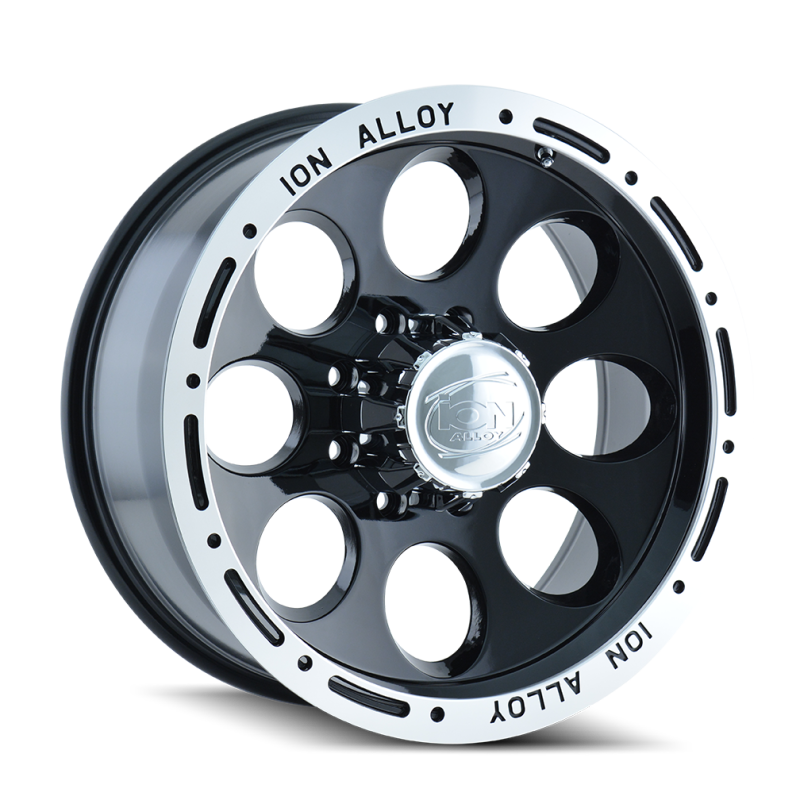 ION Wheels ION Type 174 17x9 / 5x114.3 BP / 0mm Offset / 83.82mm Hub Black/Machined Wheel