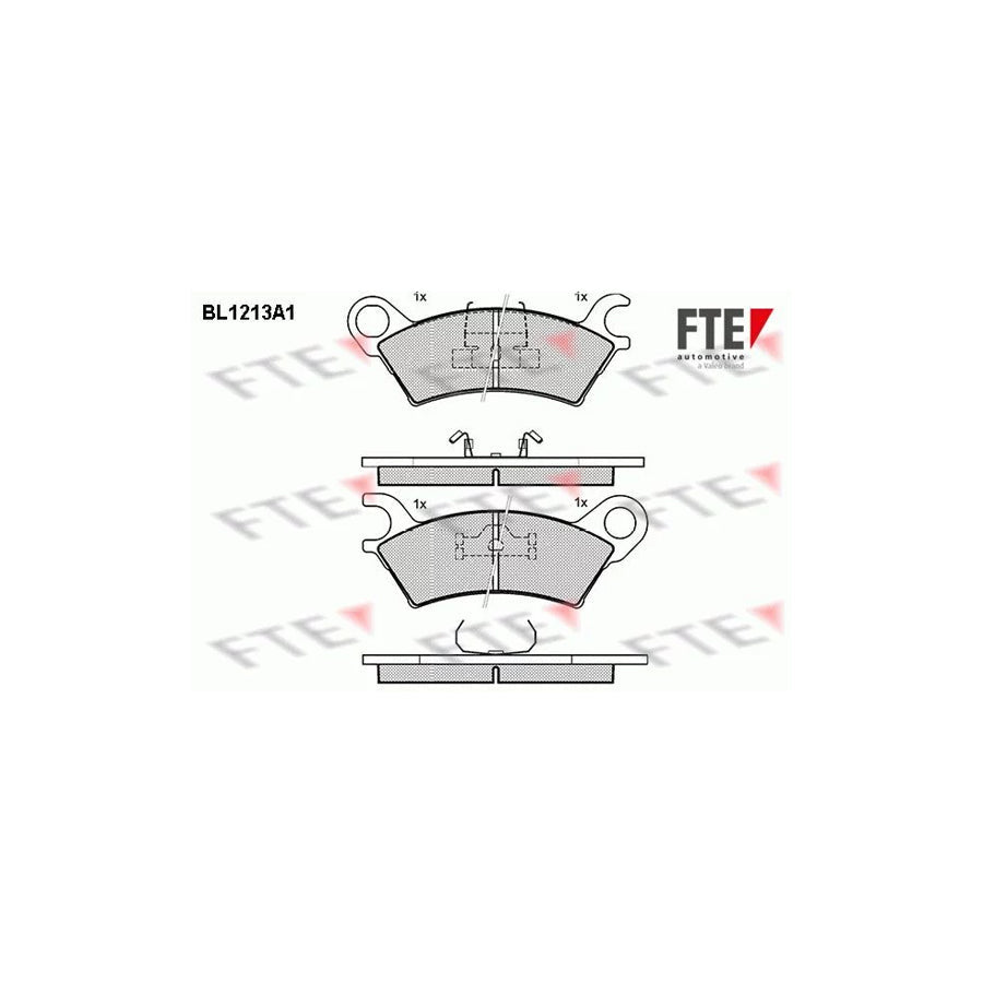 FTE Bl1213A1 Brake Pad Set for Mazda 929