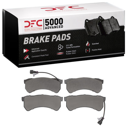 DFC 16-24 Freightliner MT35 Rear/Front 5000 Advanced Semi Metallic Brake Pads