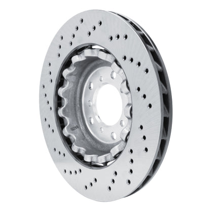 DFC 06-08 BMW Z4 Right Front Drilled Hi-Carbon Alloy Geomet Coated Rotor